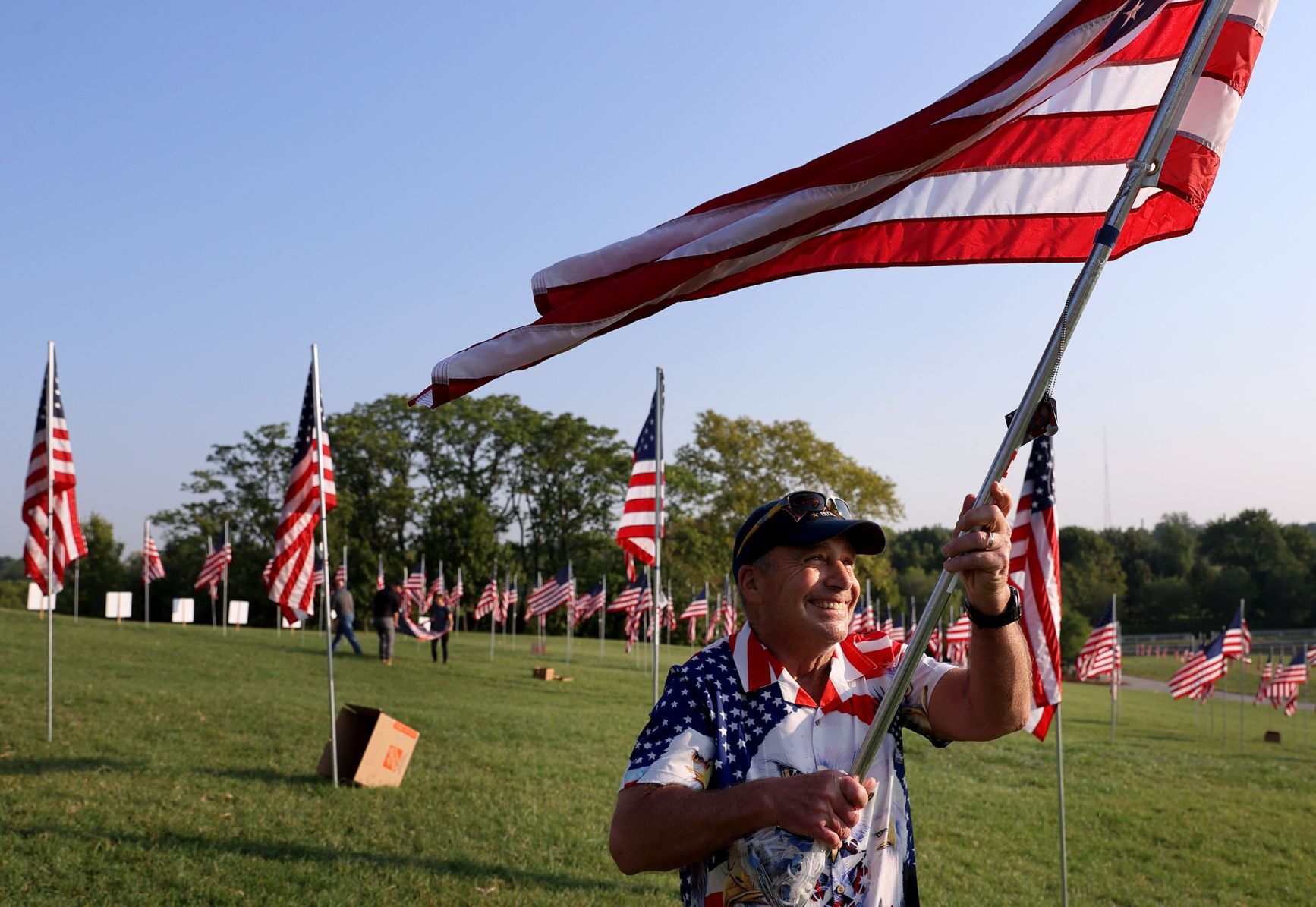 Flags of Valor comes down on Art Hill after 9/11 anniversary